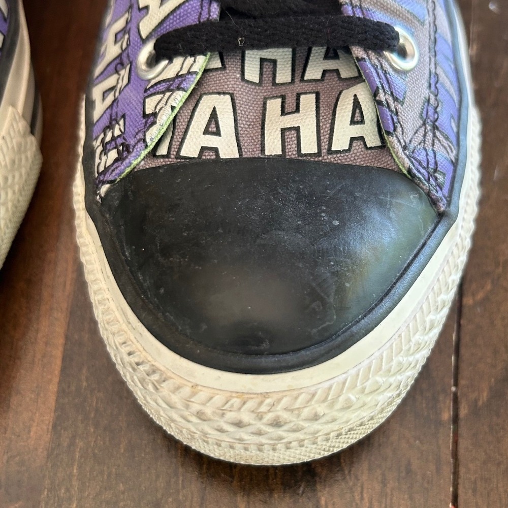 Converse Chuck Taylor All Star Joker High Top Mens 11 Purple DC Comics Gotham - Picture 6 of 8